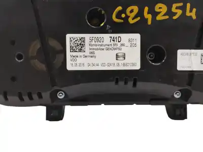 Peça sobressalente para automóvel em segunda mão quadrante por seat leon sc (5f5) 2.0 16v tsi referências oem iam 5f0920741d  a2c99197500