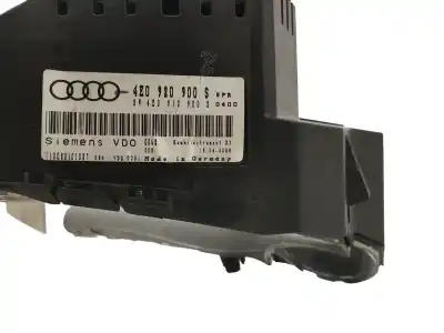 Peça sobressalente para automóvel em segunda mão quadrante por audi a8 (4e2) 6.0 w12 48v cat (bht) referências oem iam 4e0920900s  110080101027