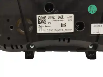 Peça sobressalente para automóvel em segunda mão quadrante por seat leon (5f1) 1.6 tdi referências oem iam 5f0920860l  a2c85375100