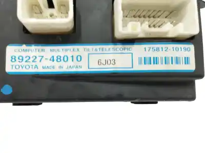 Second-hand car spare part electronic module for lexus rx 3.5 v6 cat oem iam references 8922748010  17581210190