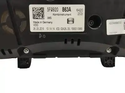 Peça sobressalente para automóvel em segunda mão quadrante por seat leon (5f1) 2.0 tdi referências oem iam 5f0920863a  a2c94688500