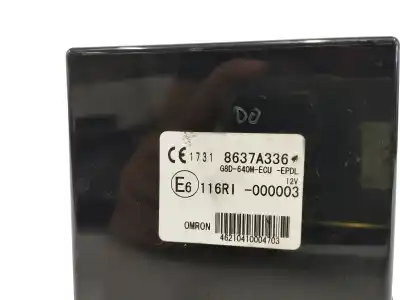 Автозапчасти б/у электронный модуль за mitsubishi outlander (cw0) 2.2 di-d cat ссылки oem iam 8637a336  116ri000003