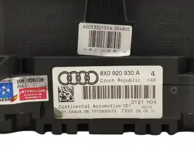 Peça sobressalente para automóvel em segunda mão quadrante por audi a1 (8x) 1.6 tdi referências oem iam 8x0920930a  a2c53321556