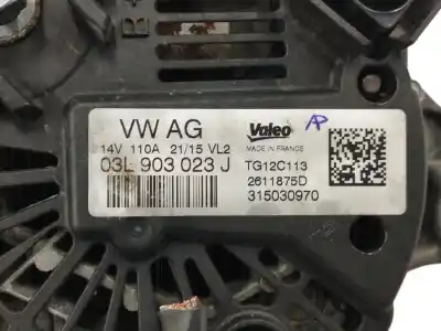 Pezzo di ricambio per auto di seconda mano alternatore per seat leon (5f1) 2.0 tdi riferimenti oem iam 03l903023j tg12c113 110a