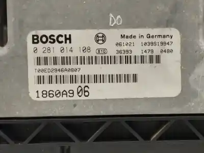 Автозапчастина б/у ебу контролер двигуна для mitsubishi outlander ii (cw_w) 2.0 di-d (cw8w) посилання на oem iam 1860a906  0281014108