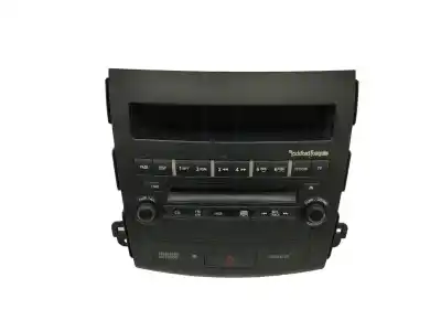 Second-hand car spare part audio system / radio cd for mitsubishi outlander ii (cw_w) 2.0 di-d (cw8w) oem iam references 8002a067xa