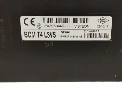Second-hand car spare part electronic module for smart forfour 0.9 turbo cat oem iam references 284b15944r  