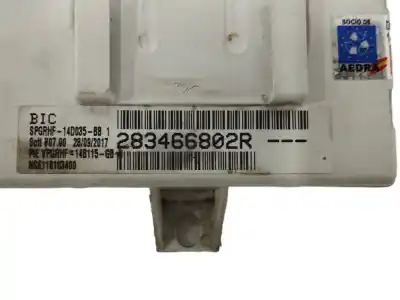 Second-hand car spare part electronic module for smart forfour 0.9 turbo cat oem iam references 283466802r  