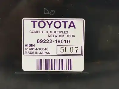 Peça sobressalente para automóvel em segunda mão módulo eletrônico por lexus rx 3.3 v6 24v cat referências oem iam 8922248010  