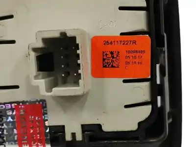 Second-hand car spare part left front power window switch for smart forfour 0.9 turbo cat oem iam references 254117227r  