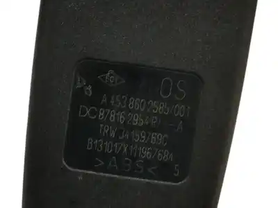 Peça sobressalente para automóvel em segunda mão chicote / encaixe cinto segurança dianteiro direito por smart forfour 0.9 turbo cat referências oem iam a4538602585  878162954r