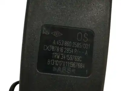 Peça sobressalente para automóvel em segunda mão chicote / encaixe cinto segurança dianteiro esquerdo por smart forfour 0.9 turbo cat referências oem iam a4538602585  878162954r