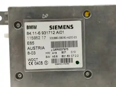 Second-hand car spare part electronic module for bmw 7 (e65, e66, e67) 730 d oem iam references 84116931712  11585217