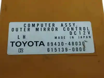 Pezzo di ricambio per auto di seconda mano modulo elettronico per lexus rx 300 (mcu35) 3.0 v6 cat riferimenti oem iam 8943048030  6151390000