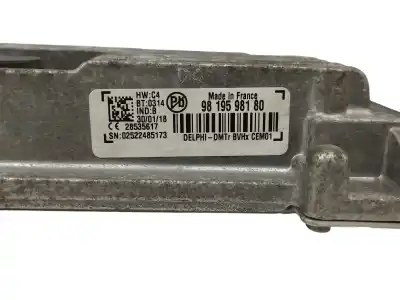 İkinci el araba yedek parçası elektronik modül için citroen c4 picasso 1.2 12v e-thp / puretech oem iam referansları 9819598180  