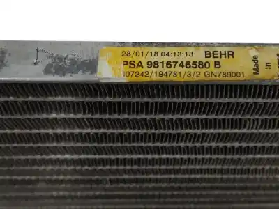 Second-hand car spare part air conditioning condenser / radiator for citroen c4 picasso 1.2 12v e-thp / puretech oem iam references 9816746580  