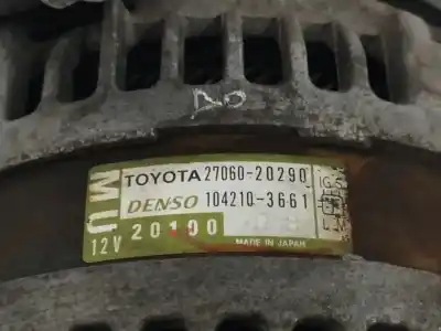 Pezzo di ricambio per auto di seconda mano alternatore per lexus rx 300 (mcu35) 3.0 v6 cat riferimenti oem iam 2706020290  1042103661