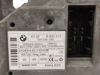 Second-hand car spare part ignition switch for bmw 7 (e65, e66, e67) 730 d oem iam references 61326933213  5wk48000