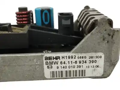 Second-hand car spare part heater blower for bmw 7 (e65, e66, e67) 730 d oem iam references 64116934390  9140010391