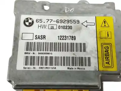 Pièce détachée automobile d'occasion boitier de commande d'airbag pour bmw 7 (e65, e66, e67) 730 d références oem iam 65776929559  12231789