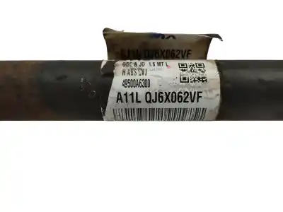 Peça sobressalente para automóvel em segunda mão transmissão dianteira esquerda por kia cee´d (jd) 1.4 cvvt referências oem iam 49500a6300  