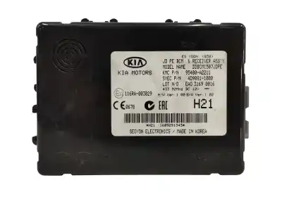 Автозапчасти б/у электронный модуль за kia cee´d (jd) 1.4 cvvt ссылки oem iam 95400a2211