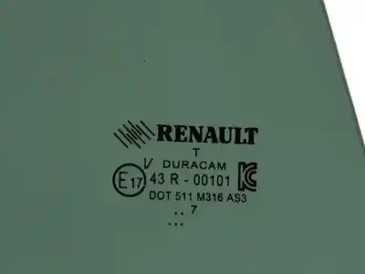 Peça sobressalente para automóvel em segunda mão vidro traseiro direito por renault clio iv 0.9 referências oem iam   