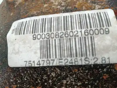 Pièce détachée automobile d'occasion différentiel arrière pour bmw 7 (e65, e66, e67) 730 d références oem iam 7514797  relacion 2.81