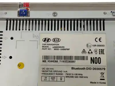 Second-hand car spare part gps navigation system for hyundai i30 fastback tecno oem iam references 96550g4000pmp  lan6020ehpd