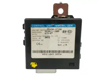 Peça sobressalente para automóvel em segunda mão módulo eletrônico por kia sportage 2.7 cat referências oem iam 954201f100