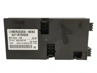 Recambio de automóvil de segunda mano de Modulo Electronico para MERCEDES CLASE E (W211) BERLINA 3.5 V6 CAT referencias OEM IAM A2118702026  