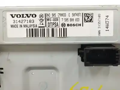 Peça sobressalente para automóvel em segunda mão display gps / multimídia por volvo v40 1.6 diesel cat referências oem iam 31427183  7505800033