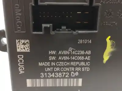 Second-hand car spare part electronic module for volvo v40 1.6 diesel cat oem iam references 31343872  a2c53304052