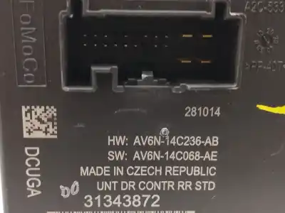 Second-hand car spare part electronic module for volvo v40 1.6 diesel cat oem iam references 31343872  a2c53304052