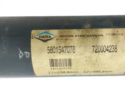 Автозапчасти б/у центральная трансмиссия за iveco daily pr 2.3 diesel cat ссылки oem iam 5801547078  
