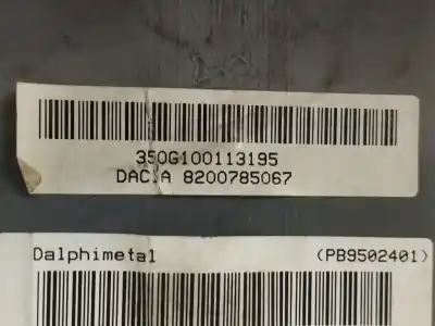 Second-hand car spare part front right air bag for dacia logan mcv (ks_) 1.5 dci (ks0k) oem iam references 8200785067  