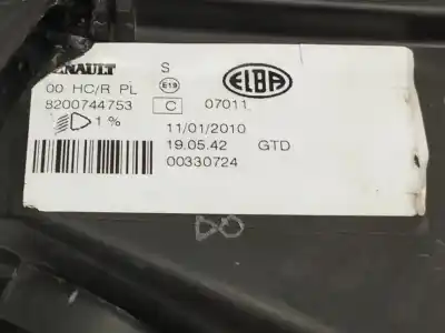 Second-hand car spare part left headlight for dacia logan mcv (ks_) 1.5 dci (ks0k) oem iam references 8200744753  