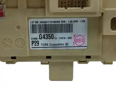 Second-hand car spare part fuse box unit for hyundai i30 fastback tecno oem iam references 91950g4350  