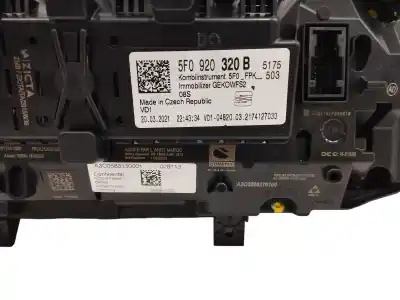Second-hand car spare part dashboard for seat ateca (kh7, khp) 1.5 tsi oem iam references 5f0920320b  a3c0583150001