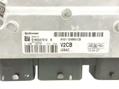 Автозапчастина б/у ебу контролер двигуна для ford fiesta vi (cb1, ccn) 1.25 посилання на oem iam av2112a650cb  s180047012b