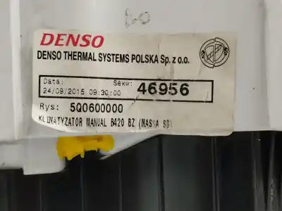 Автозапчастина б/у контроль опалення / кондиціонації для ford ka (ccu) 1.2 8v cat посилання на oem iam 5q0600000  5h0140100