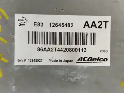 Second-hand car spare part ecu engine control for chevrolet aveo 1.4 cat oem iam references 12645482  