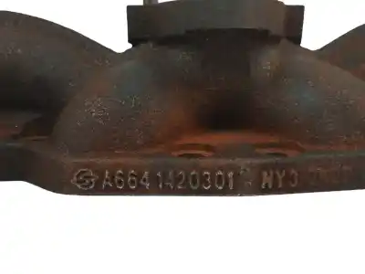Pezzo di ricambio per auto di seconda mano collettore di scarico per ssangyong kyron 2.0 riferimenti oem iam a6641420301  