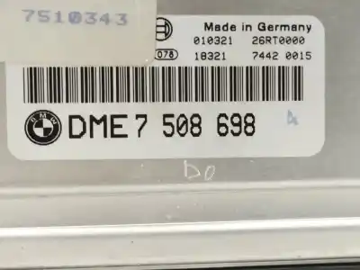 Second-hand car spare part ecu engine control for bmw x5 (e53) 4.4 i oem iam references 7508698  