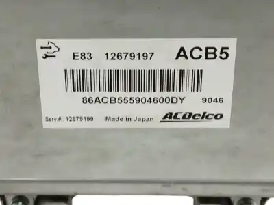 Автозапчасти б/у блок управления двигателем за opel corsa e 1.4 ссылки oem iam 12679197  