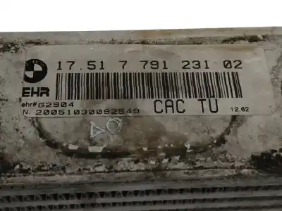 Peça sobressalente para automóvel em segunda mão intercooler por bmw x5 (e53) 3.0 d referências oem iam 17517791231  