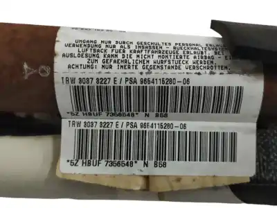 Peça sobressalente para automóvel em segunda mão airbag de cortina dianteiro esquerdo por citroen c4 picasso 2.0 hdi fap referências oem iam 9654115280  