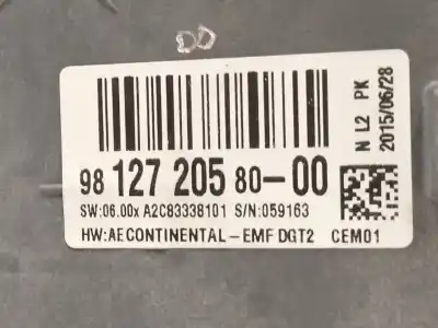 Peça sobressalente para automóvel em segunda mão display gps / multimídia por citroen c4 picasso ii 1.6 bluehdi 120 referências oem iam 9812720580  a2c83338101