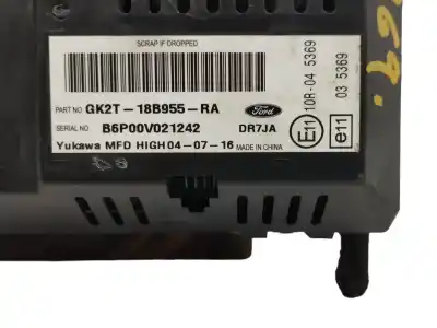 Second-hand car spare part multifunction display for ford ka+ ultimate oem iam references gk2t18b955ra  
