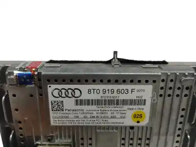 Second-hand car spare part multifunction display for audi a4 berlina (b8) 2.0 tdi oem iam references 8t0919603f  